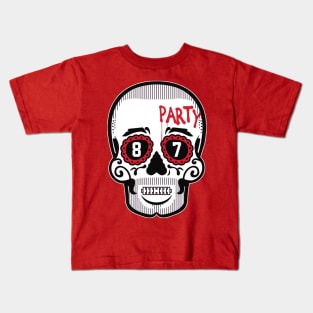 Travis Kelce Sugar Skull Kids T-Shirt